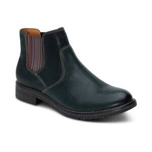 NEW AETREX women's kaylee arch support chelsea boot in dark green